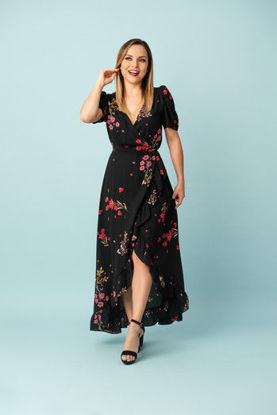 Imagen de Vestido Cruzado Floral                                      (Exclusivo Pagina)