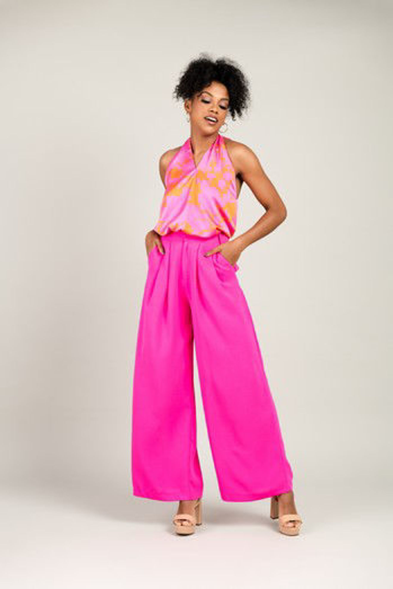 Imagen de Pantalon Pretina Alta, Paletones Frente                              (Exclusivo Pagina)