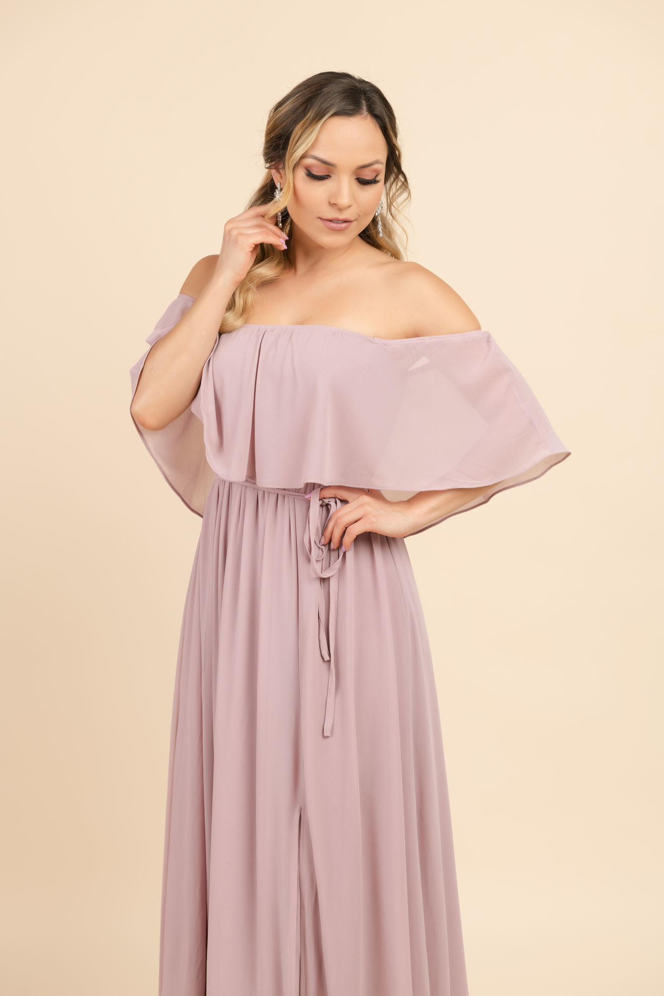 Imagen de Vestido Off Shoulder Vuelo (Exclusivo Pagina)