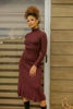 Imagen de Vestido Cuello Alto Tejido   ( Exclusivo Pagina)