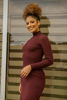 Imagen de Vestido Cuello Alto Tejido   ( Exclusivo Pagina)