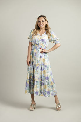Imagen de Vestido Estampado Cuello V