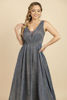 Imagen de Maxi Dress Brillo Cuello V         (Exclusivo Pagina)