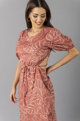 Imagen de Vestido Caramel Abstract     (Exclusivo Pagina)