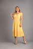 Imagen de Vestido Cuello U Plisado