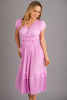 Imagen de Vestido Cuello U Plisado