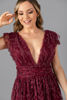 Imagen de Maxi Dress Cuello V Profundo Brillo     (Exclusivo Pagina)