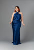 Imagen de Vestido Halter En Satin  Talla Plus        (Exclusivo Pagina)