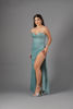 Imagen de Vestido Estilo Corse Brillo Tirantes     (Exclusivo Pagina)