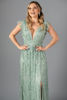 Imagen de Maxi Dress Cuello V Profundo Brillo     (Exclusivo Pagina)