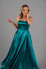 Imagen de Maxi Dress Satin, Espalda Descubierta, Falda Amplia            (Exclusivo Pagina)