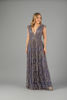 Imagen de Maxi Dress Cuello V Profundo Brillo     (Exclusivo Pagina)