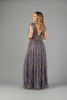 Imagen de Maxi Dress Cuello V Profundo Brillo     (Exclusivo Pagina)