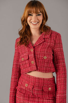 Imagen de Set Blazer y Falda Tweed Manga Larga     (Exclusivo Pagina)