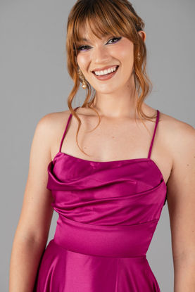 Imagen de Maxi Dress Satin Espalda Descubierta