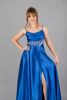 Imagen de Maxi Dress Satin Estilo Corse, Falda Amplia     (Exclusivo Pagina)
