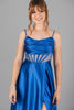 Imagen de Maxi Dress Satin Estilo Corse, Falda Amplia     (Exclusivo Pagina)