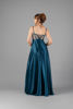 Imagen de Maxi Dress Satin Estilo Corse, Falda Amplia     (Exclusivo Pagina)