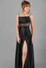 Imagen de Maxi Dress Satin Estilo Corse, Falda Amplia     (Exclusivo Pagina)