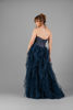Imagen de Maxi Dress Tull Straple Top Abalorios, Falda Vuelos    ( Exclusivo Pagina)