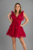 Imagen de Vestido Corto Tull Detalle Perlas     ( Exclusivo Pagina)