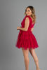 Imagen de Vestido Corto Tull Detalle Perlas     ( Exclusivo Pagina)