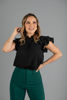 Imagen de Blusa Botones, Vuelo Manga    (Exclusiva Pagina)
