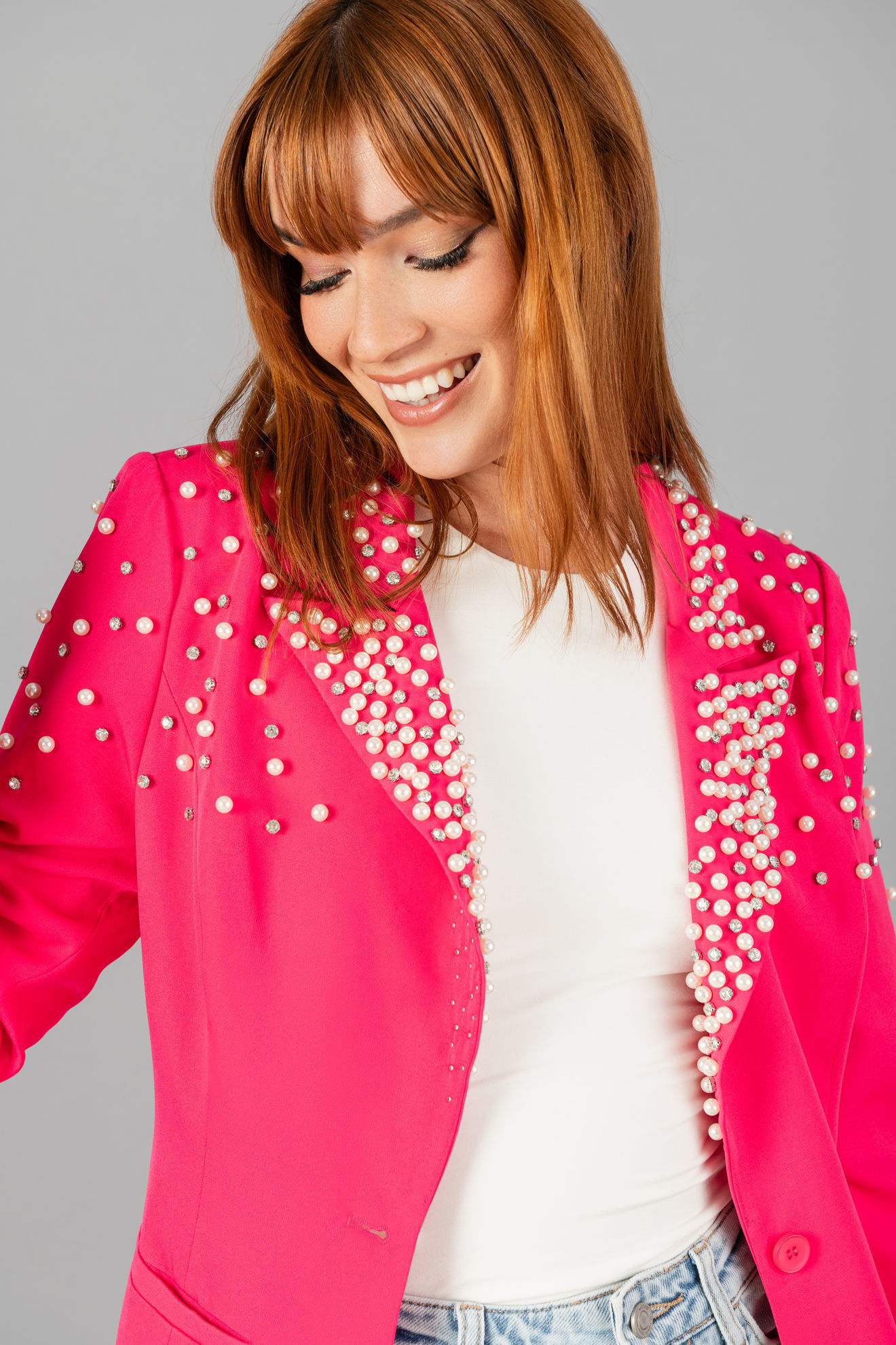 Imagen de Blazer Con Detalle Perlas      (Exclusivo Pagina)