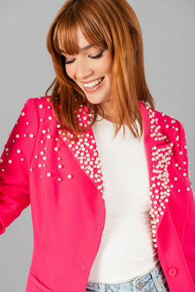 Imagen de Blazer Con Detalle Perlas      (Exclusivo Pagina)