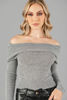 Imagen de Top Sweater Cuello Bote       (Exclusiva Pagina)