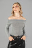 Imagen de Top Sweater Cuello Bote       (Exclusiva Pagina)