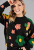 Imagen de Sweater Floral Cuello Redondo