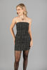 Imagen de Vestido Tweed Cuadros, Straple      (Exclusivo Pagina)