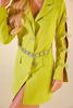 Imagen de Vestido Estilo Blazer, Accesorio Metal, Mangas   ( Exclusivo Pagina)