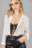 Imagen de Blusa Camisera Manga Larga Trasparente   (Exclusiva Pagina)