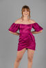 Imagen de Vestido Satin Off Shoulder   (Exclusivo Pagina)