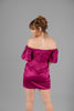 Imagen de Vestido Satin Off Shoulder   (Exclusivo Pagina)