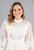Imagen de Vestido Manga Larga Con Encaje     (Exclusivo Pagina)