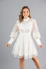 Imagen de Vestido Manga Larga Con Encaje     (Exclusivo Pagina)