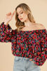 Imagen de Blusa Print Floral Off Shoulder (Exclusivo Pagina)