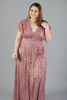 Imagen de Maxi Dress Escote Profundo Con Brillo    (Exclusivo Pagina)