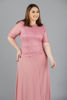 Imagen de Maxi Dress Blusa Encaje, Manga Corta           (Exclusivo Pagina)