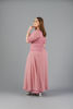 Imagen de Maxi Dress Blusa Encaje, Manga Corta           (Exclusivo Pagina)