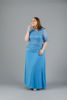 Imagen de Maxi Dress Blusa Encaje, Manga Corta           (Exclusivo Pagina)