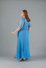 Imagen de Maxi Dress Blusa Encaje, Manga Corta           (Exclusivo Pagina)