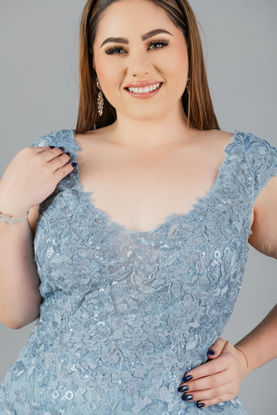 Imagen de Maxi Dress Encaje, Falda Amplia      (Exclusivo Pagina)