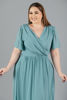Imagen de Maxi Dress Cuello V En Seda      (Exclusivo Pagina)