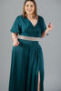 Imagen de Maxi Dress Satin Detalle Abalorios Cintura   ( Exclusivo Pagina)