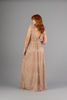 Imagen de Maxi Dress Cuello V Profundo Brillo     (Exclusivo Pagina)