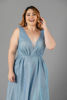 Imagen de Maxi Dress Brillo, Nido Abeja Espalda     (Exclusivo Pagina)